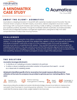 Acumatica case study